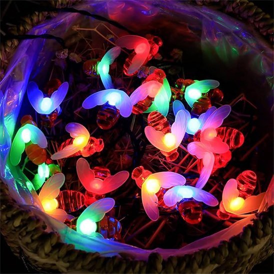 Guirlande lumineuse solaire | Abeilles Enchantées - SC Jardin