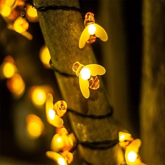Guirlande lumineuse solaire | Abeilles Enchantées - SC Jardin