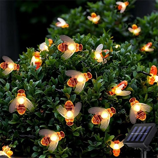 Guirlande lumineuse solaire | Abeilles Enchantées - SC Jardin