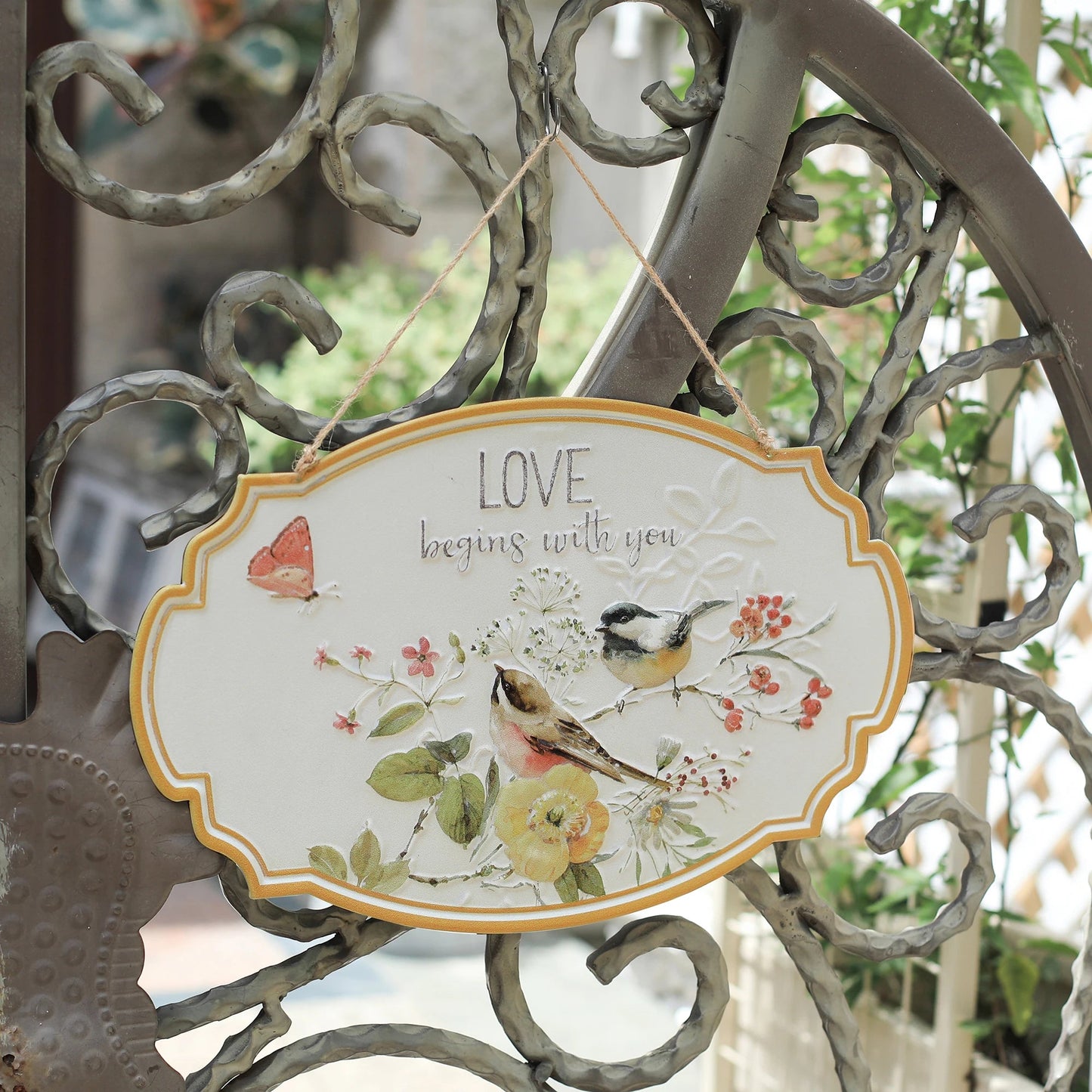 Plaque de porte | LoveMetalSignâą - SC Jardin