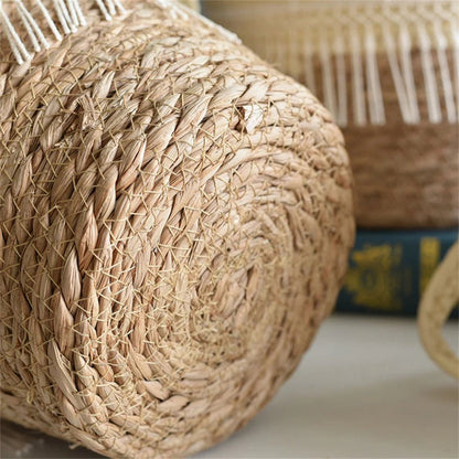 Cache pot en osier | EdwinWickerPot™ - SC Jardin
