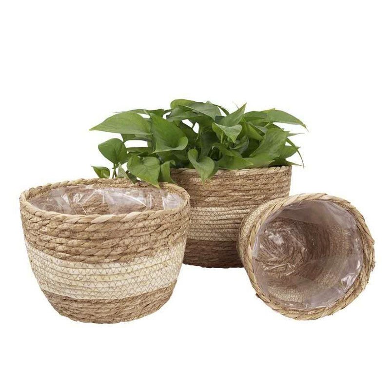 Cache pot en osier | FouadWickerPot™ - SC Jardin