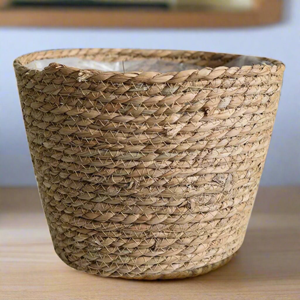 Cache pot en osier | MayaWickerPot™ - SC Jardin