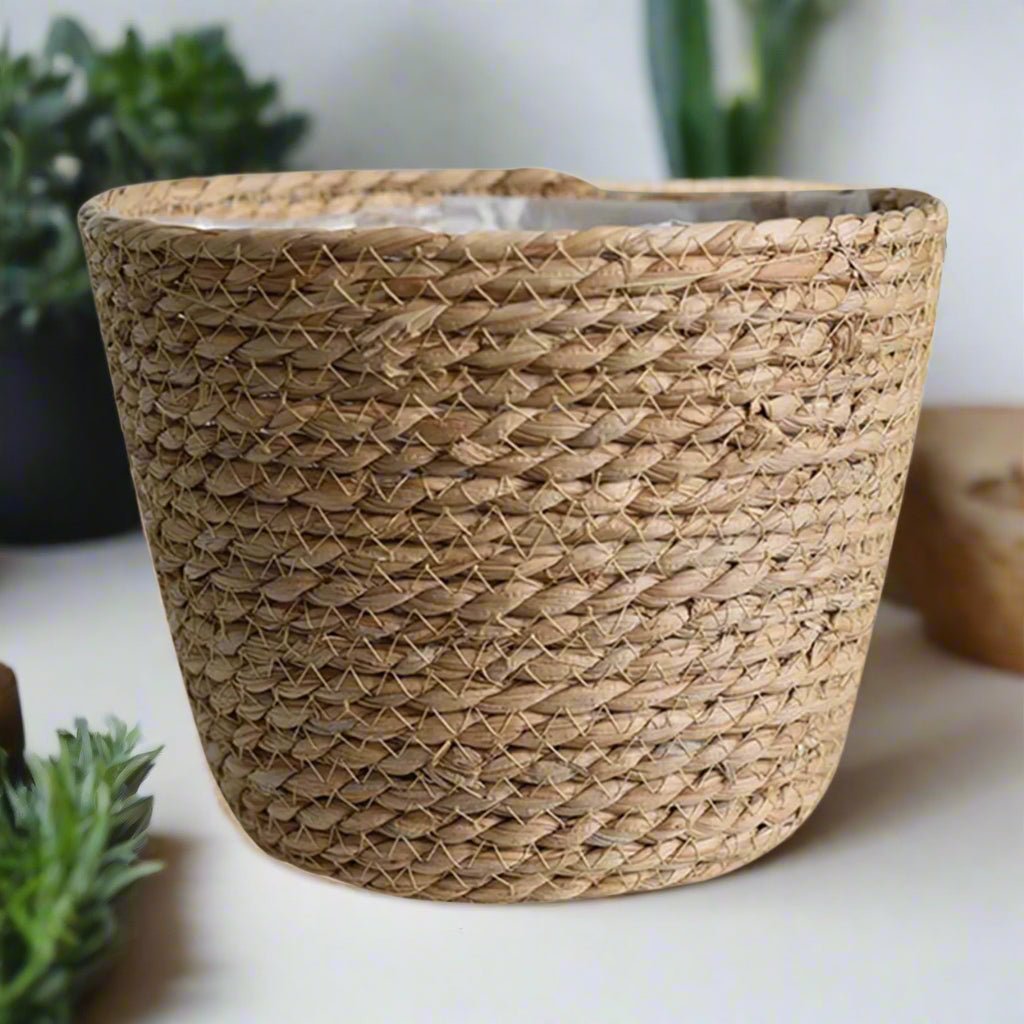 Cache pot en osier | MayaWickerPot™ - SC Jardin