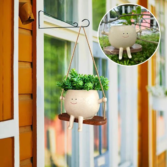 Cache - pot | SwingSmilingFace™ - SC Jardin
