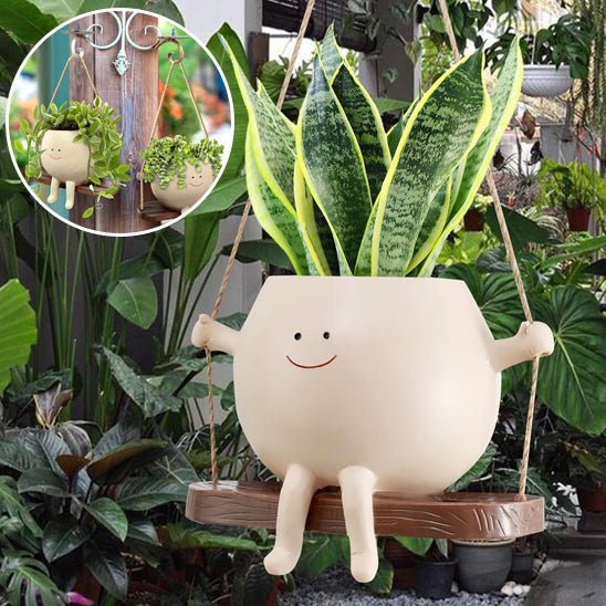 Cache - pot | SwingSmilingFace™ - SC Jardin