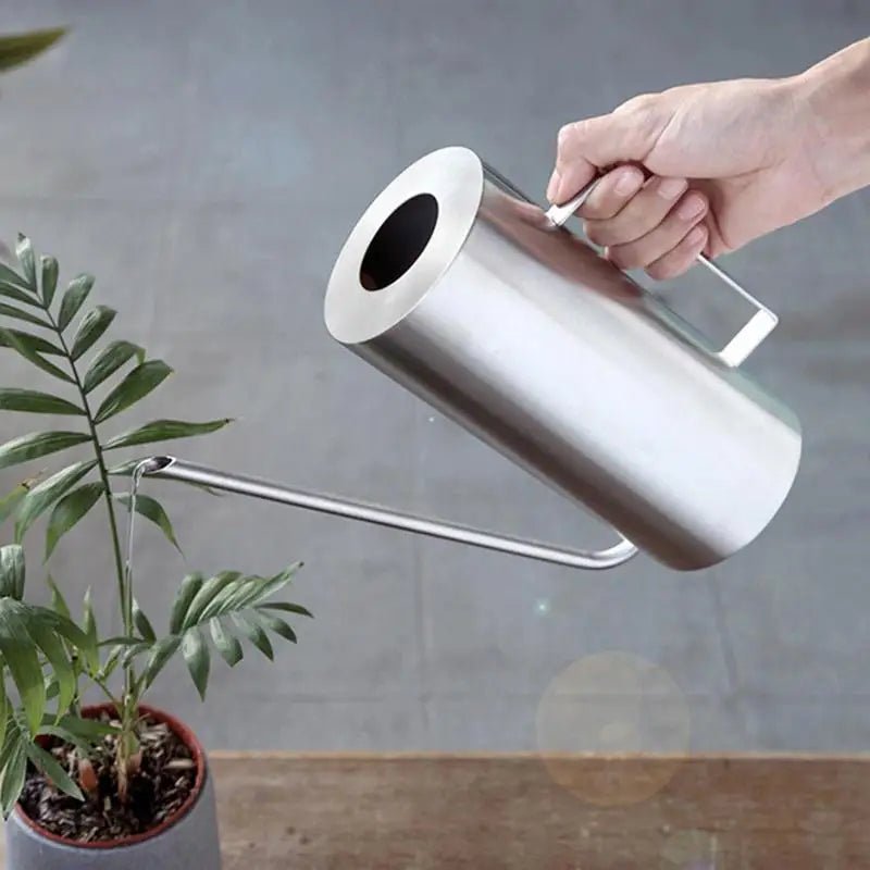 Petit arrosoir en métal pour plantes d'intérieur, arrosoir à long cou pour plantes d'intérieur, arrosage des fleurs, 1.5 L - SC Jardin