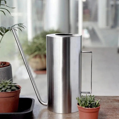 Petit arrosoir en métal pour plantes d'intérieur, arrosoir à long cou pour plantes d'intérieur, arrosage des fleurs, 1.5 L - SC Jardin