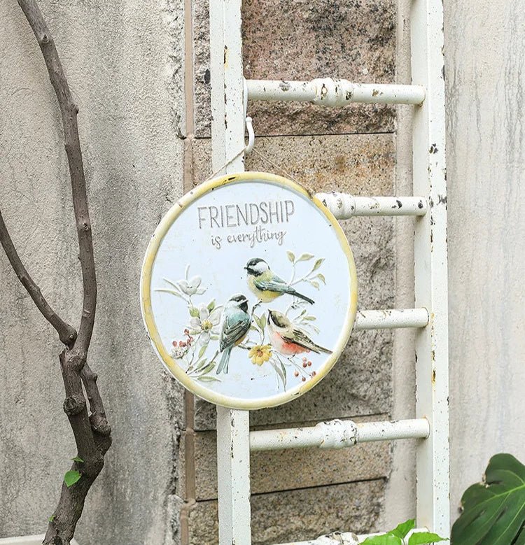 Plaque de porte | FriendshipMetalSign™ - SC Jardin
