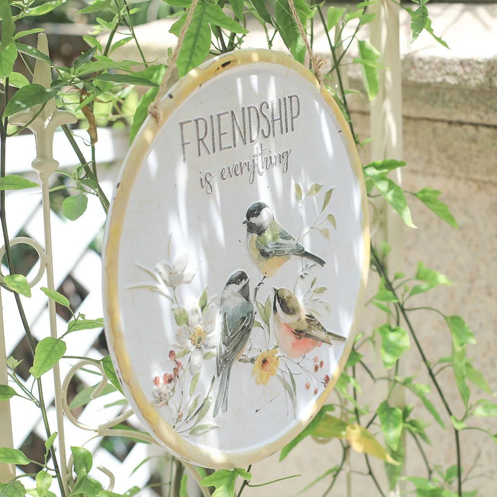 Plaque de porte | FriendshipMetalSign™ - SC Jardin