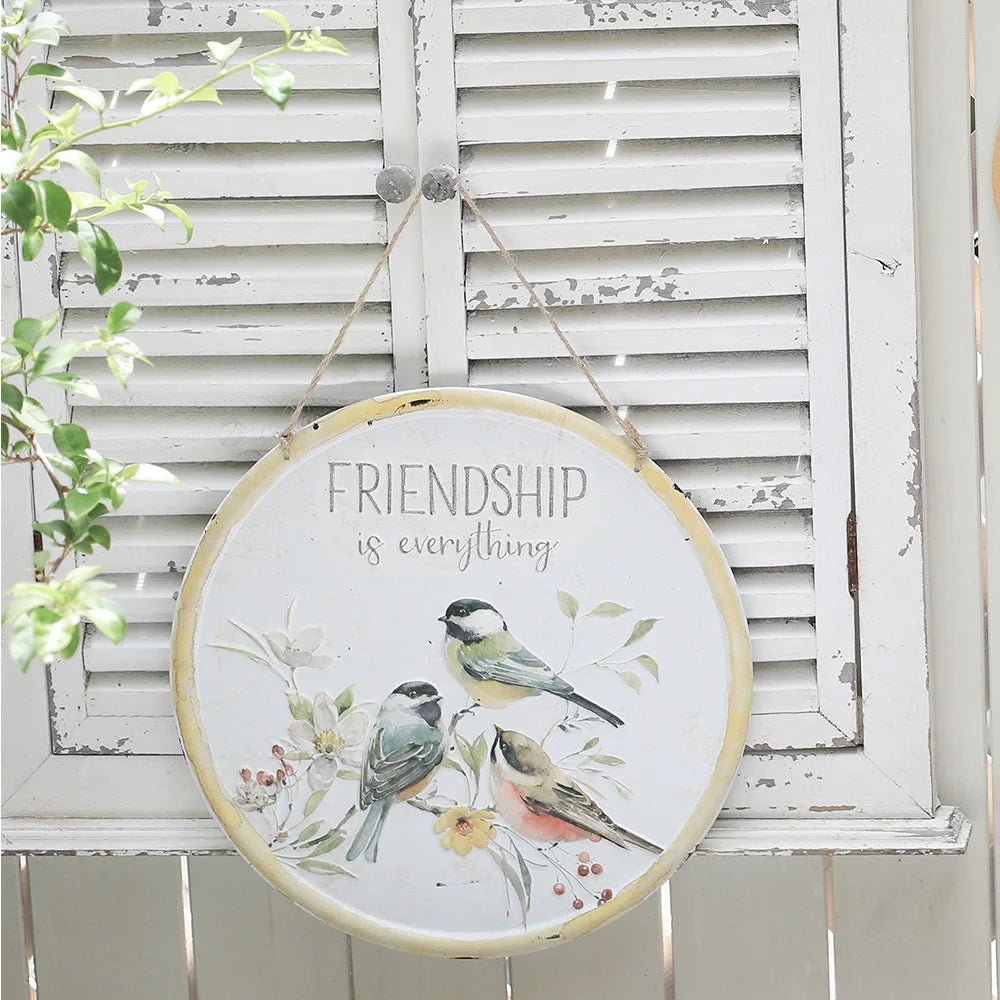 Plaque de porte | FriendshipMetalSign™ - SC Jardin