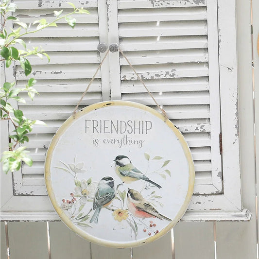 Plaque de porte | FriendshipMetalSign™ - SC Jardin