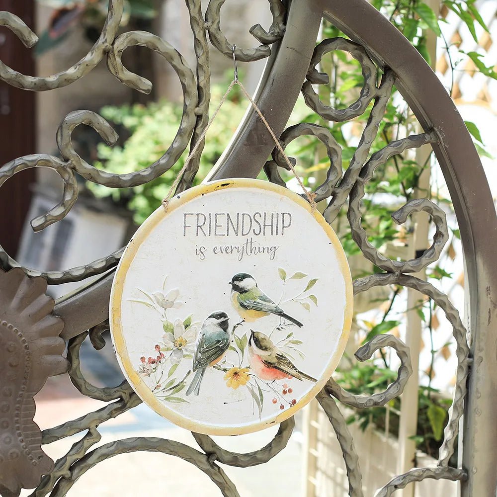 Plaque de porte | FriendshipMetalSign™ - SC Jardin