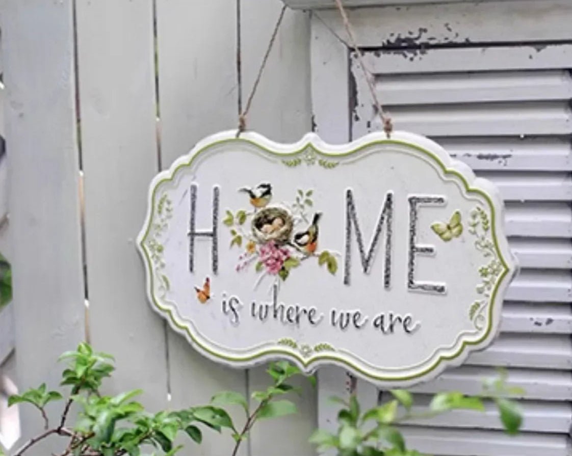 Plaque de porte | HomeIsWhereWeAre™ - SC Jardin