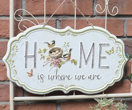 Plaque de porte | HomeIsWhereWeAre™ - SC Jardin