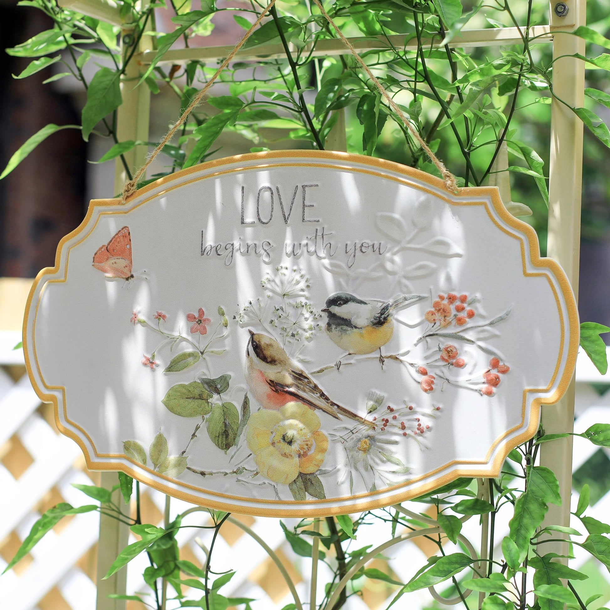 Plaque de porte | LoveMetalSign™ - SC Jardin