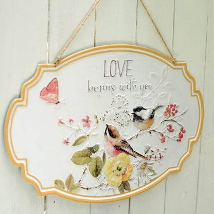 Plaque de porte | LoveMetalSign™ - SC Jardin