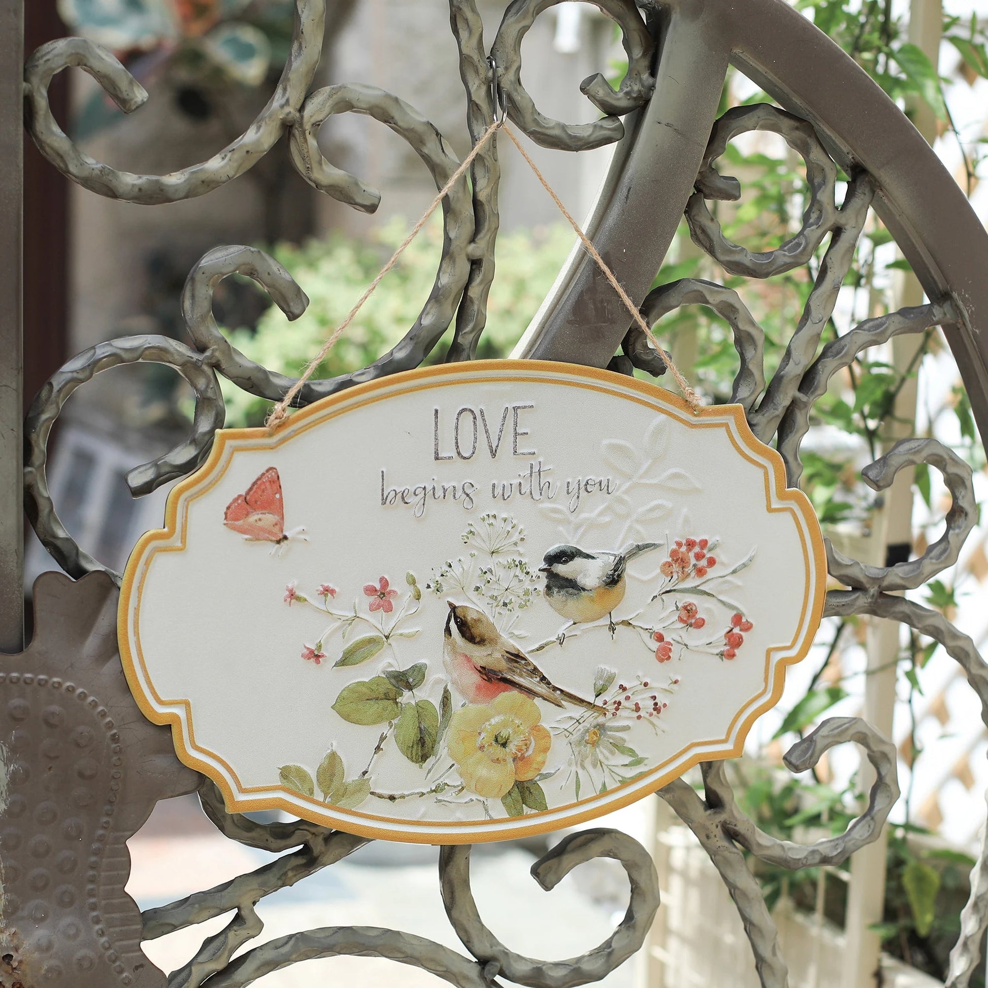 Plaque de porte | LoveMetalSign™ - SC Jardin
