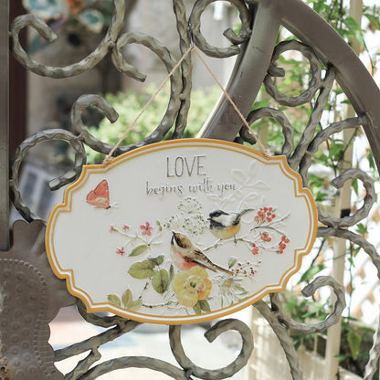 Plaque de porte | LoveMetalSign™ - SC Jardin