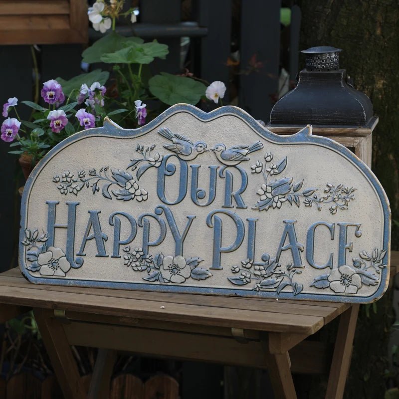 Plaque de porte | OurHappyPlace™ - SC Jardin