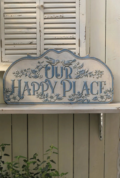 Plaque de porte | OurHappyPlace™ - SC Jardin