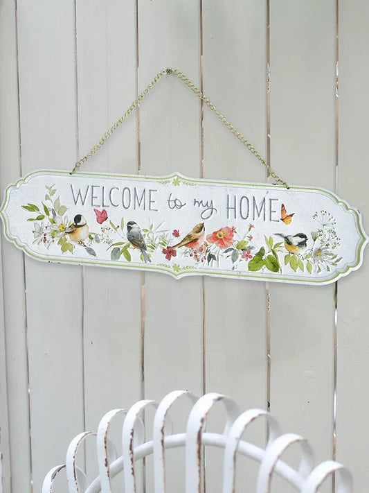 Plaque de porte | WelcometomyHome™ - SC Jardin