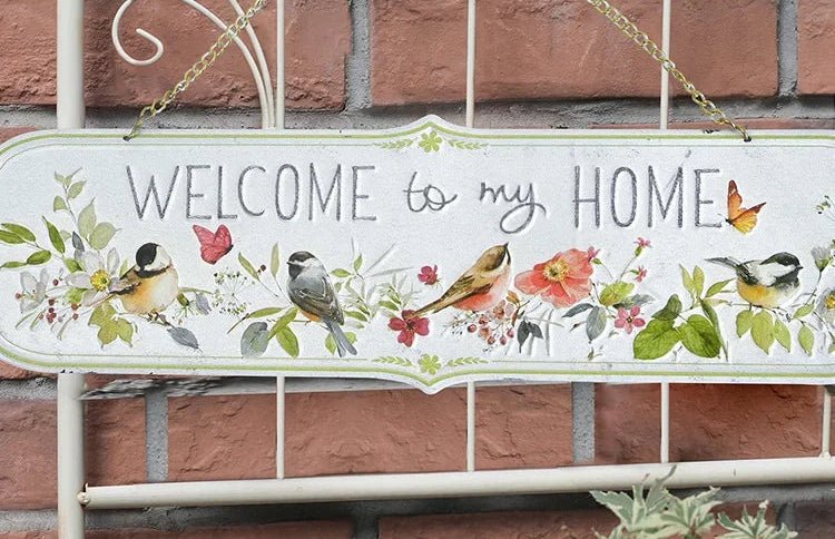 Plaque de porte | WelcometomyHome™ - SC Jardin