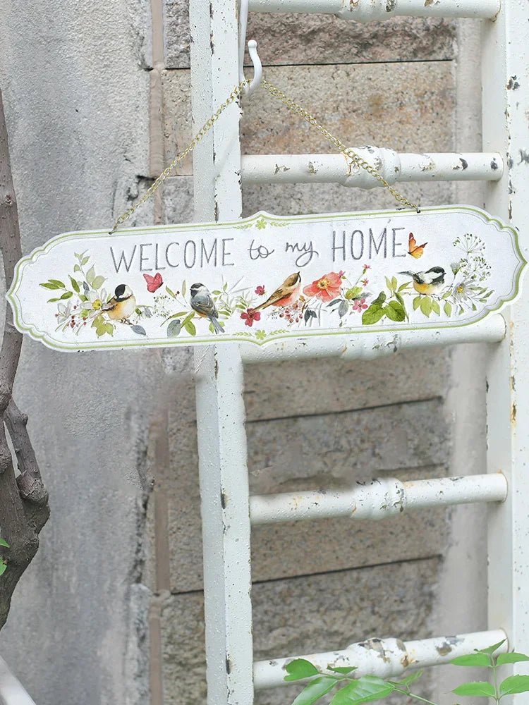 Plaque de porte | WelcometomyHome™ - SC Jardin