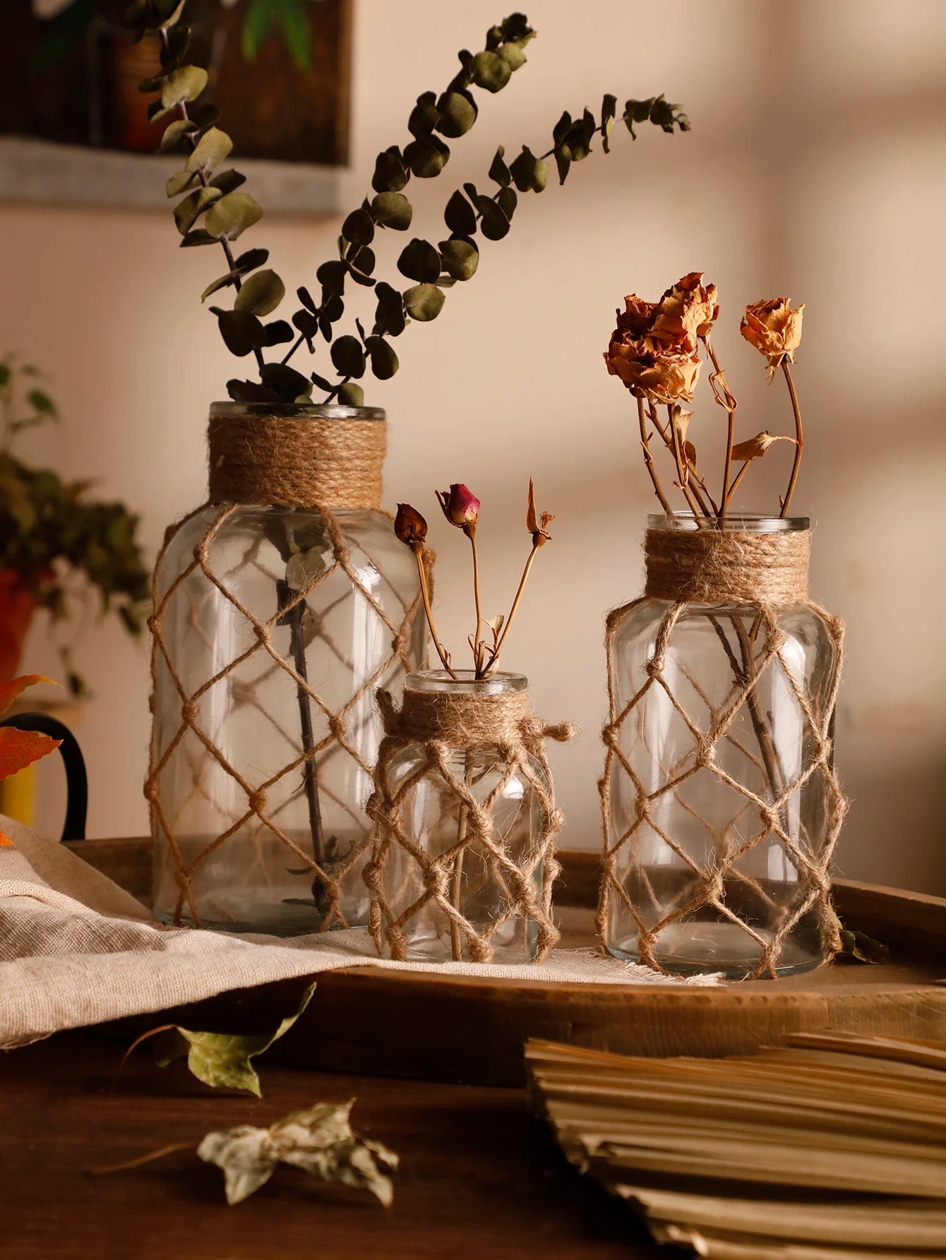 Vase en verre | BilalBoho™ - SC Jardin