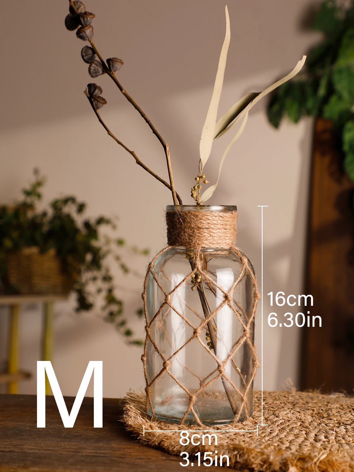 Vase en verre | BilalBoho™ - SC Jardin