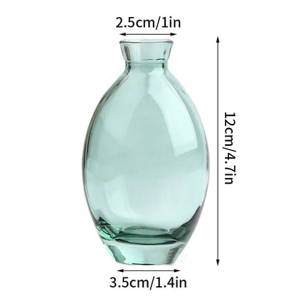 Vase en verre rétro Transparent - SC Jardin