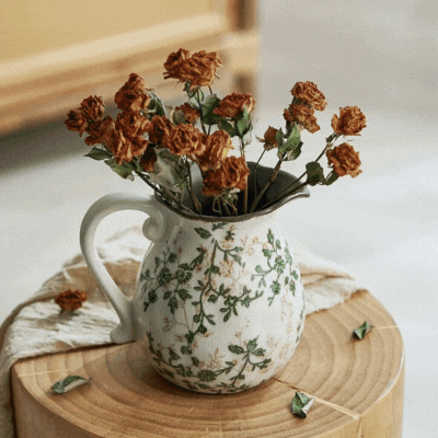 vase fleurs retro i